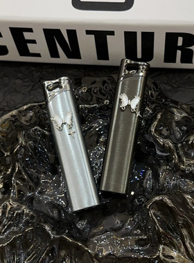 金属防风打火机粉色火焰可充气原创新型防爆直冲送男生礼物耐用潮