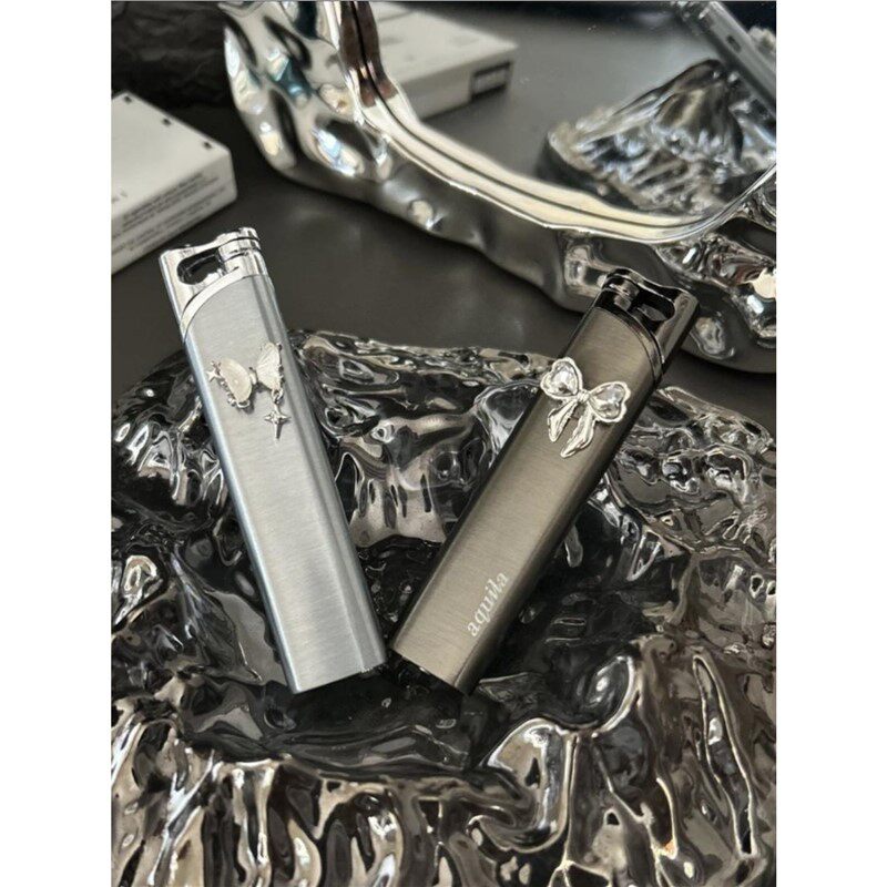 原创手作打火机防风送男女生礼物金属蝴蝶充气创意潮个性高档充气