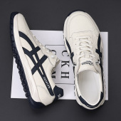 户外休闲鞋 网红爆款 百搭潮流运动阿甘鞋 圆头超轻时尚 头层牛皮男鞋