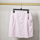 中长加长专业高尔夫网球裙速干运动A字半身裙开叉网眼底裤 多口袋