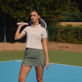 POLO衫 秋冬运动套装 网球裙防走光开叉A字裙速干高腰网球轻簿短袖