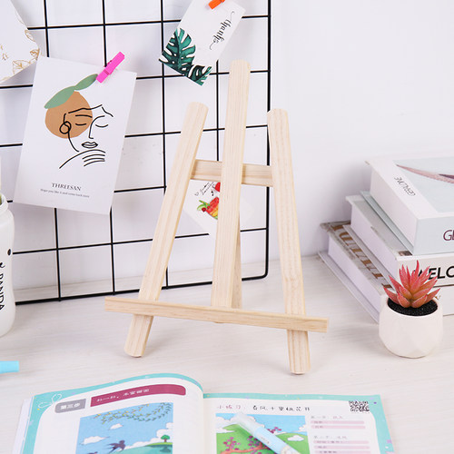 幼儿园美工区作品展示架美术活动画展布置摆放用桌面小画架小支架