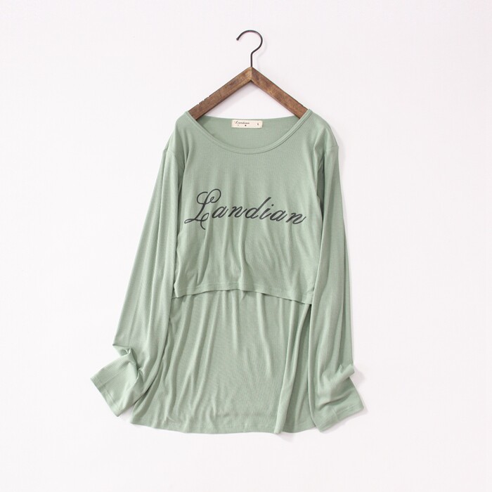 모달나사 고탄성 임부복 산후복 노팬츠 수유 리프트업 긴팔 잠옷