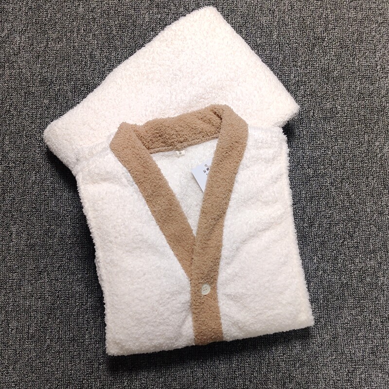 겨울 두꺼운 산모 가정복 세트 산후 엄마 따뜻한 간호 수유 잠옷 감금 옷