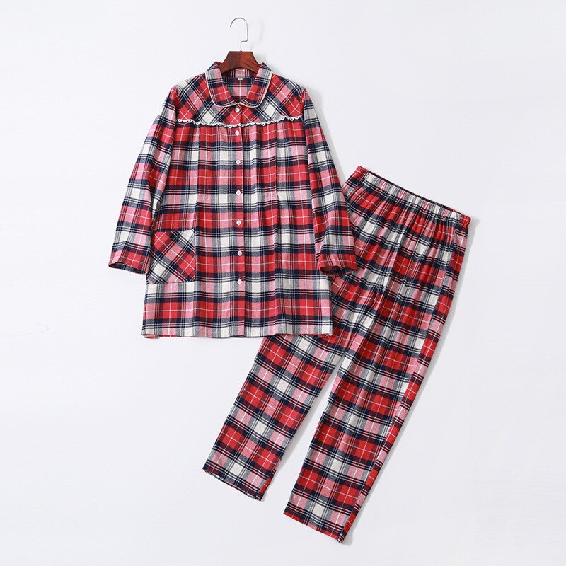 봄 가을 산모 수유복 산후 수유복 산모 잠옷 세트 긴팔 바지 겨울 순면 플란넬