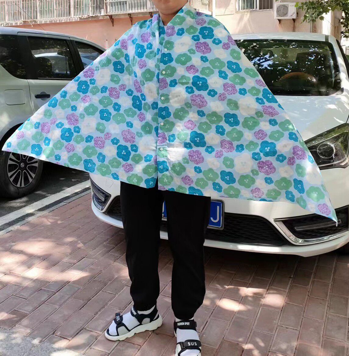 거즈 얇은 순면 엄마 모유 수유 커버 유모차 커버 야외 모유 수유 노출 방지 망토