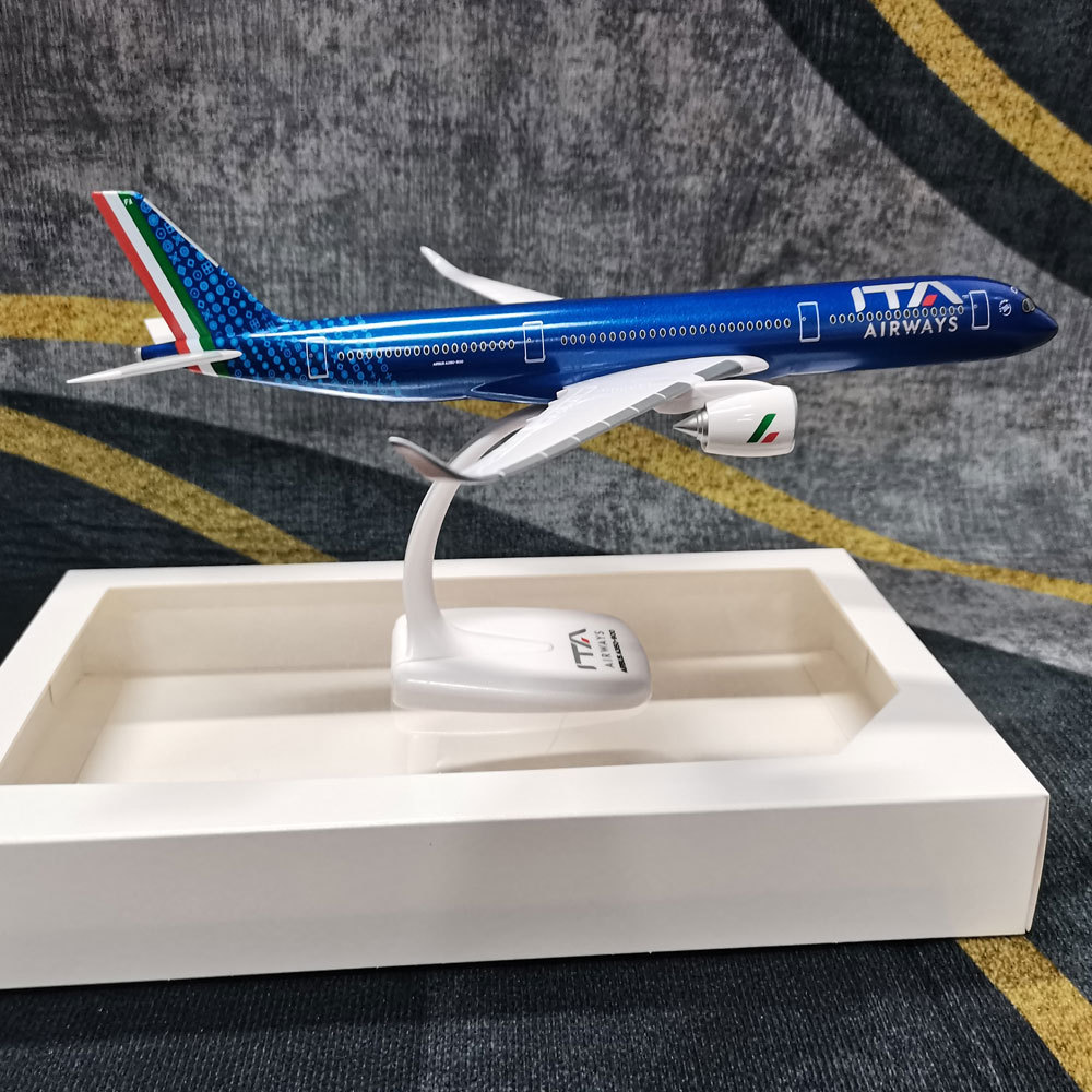 热卖拼装飞机模型空客A350-900意大利航空E-190英航客机礼品摆件