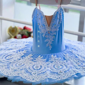 儿童冰雪奇缘芭蕾舞裙演出服女童芭蕾舞TUTU纱裙蓬蓬裙舞台服专业