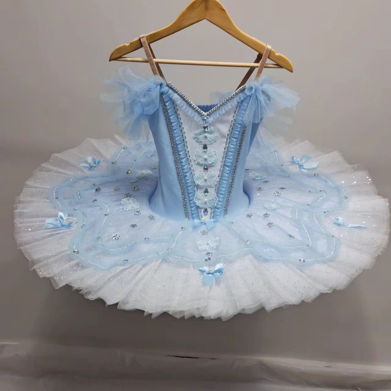 儿童仙女娃娃芭蕾舞演出服TUTU裙女童吊带芭蕾蓬蓬裙纱裙演出服