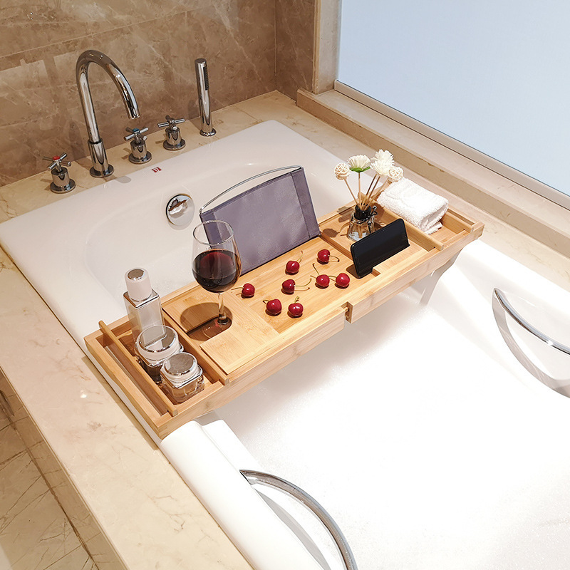 woodiness Bath rack Deep soaking Shelf Shower Room Bathtub Wine rack Telescoping Bracket Cask Storage boardin the Family/Personal Cleaning Tools , Sanitary appliances/Bathroom accessories , 浴缸置物架 category - from Buy2taobao.com to provide professional Taobao agent buy service