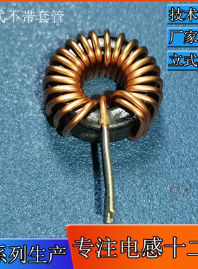 040125-22uh 磁环电感  立式插件 线径0.7MM 套管 40125-220