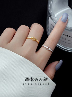 【S925银】开口可调节戒指