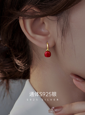 【S925银】柿柿如意耳环