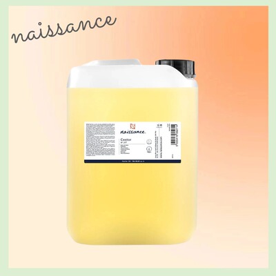 Naissance217有机冷压蓖麻油天然纯蓖麻油护肤护发护甲5L