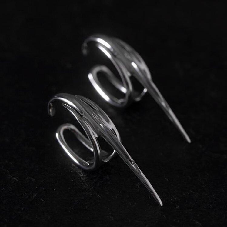 thumbnail for Snake Winding Around Thorns, No Need for Pierced Ears, Ear Clips, Cool Style, Sweet and Cool, Spicy Girl, European and American Niche Ear Hooks, Earrings for Men and Women