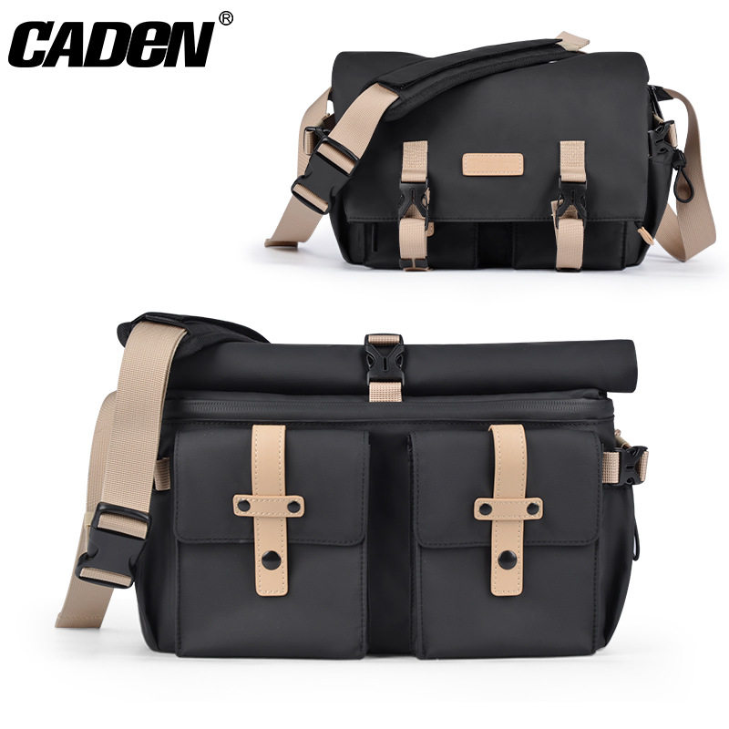 CADeN卡登撞肩相机包适用佳能富士尼康索尼斜挎手提腰包反包D90