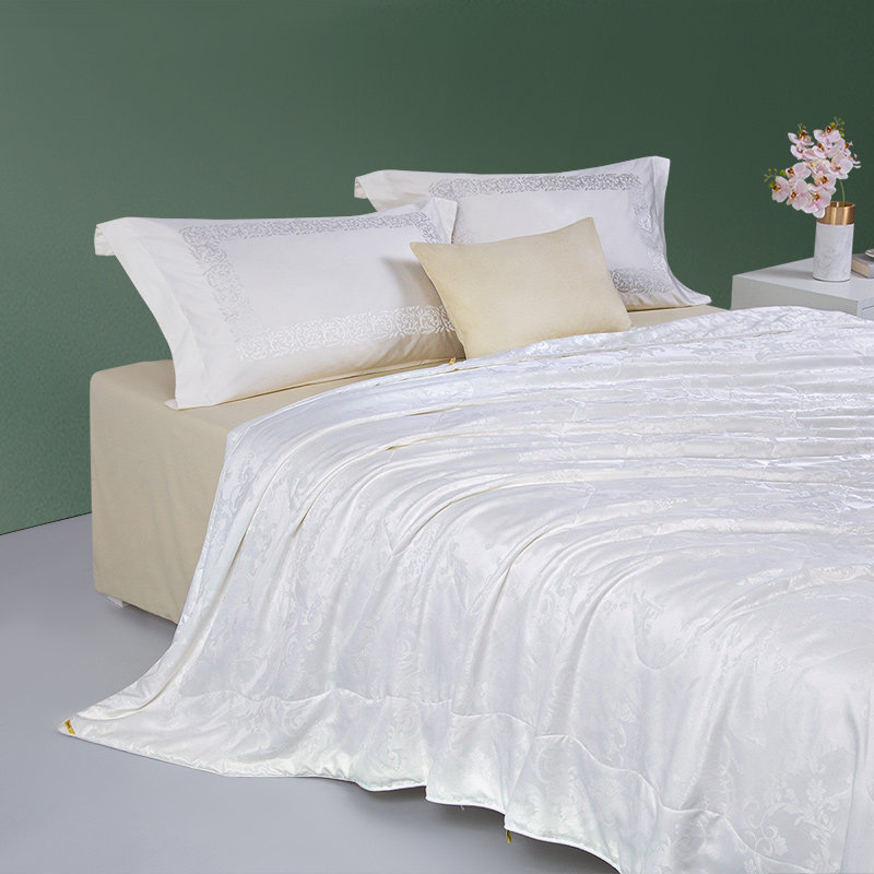 富安娜被子桑蚕丝被夏凉被夏季被芯单人学生宿舍儿童春秋被空调被