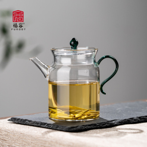 福容进口高硼硅玻璃小茶壶