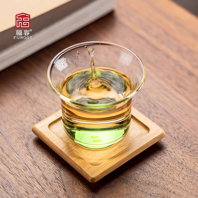 福容高硼硅玻璃金马杯