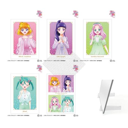 魔法使光之美少女亚克力立板立