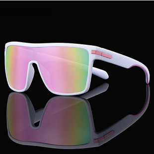 一体式新款TR户外风镜骑行大框运动护目偏光太阳镜防风沙开车墨镜