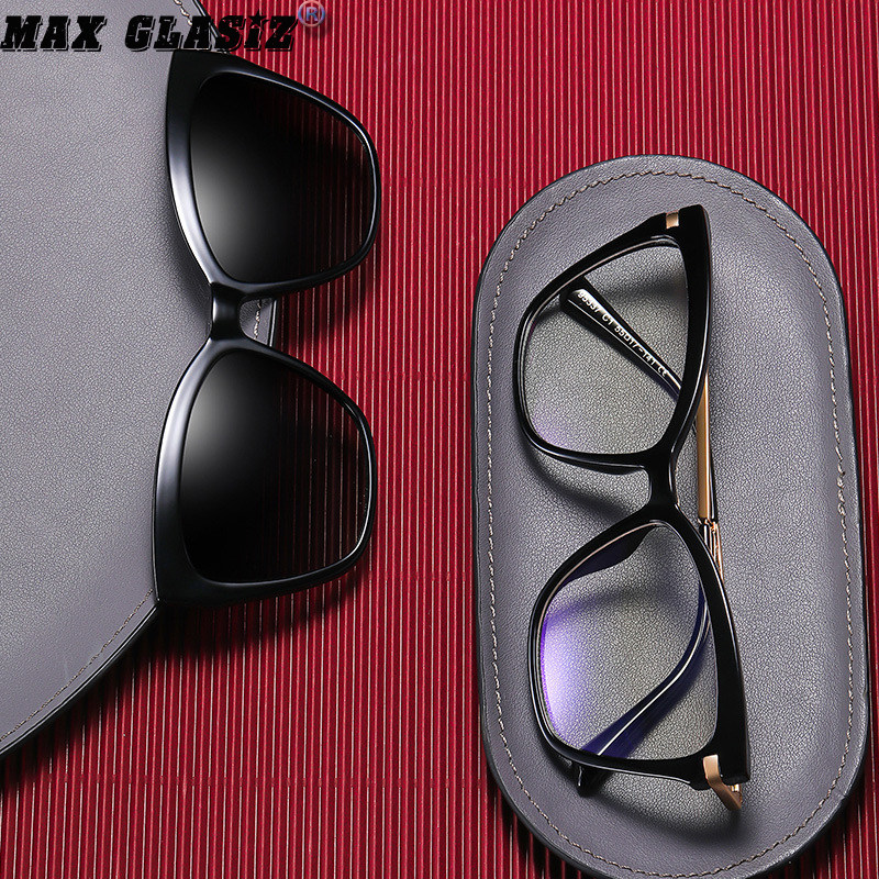 双层多用途猫眼大框磁吸式套镜女士偏光镜太阳镜防蓝光眼镜光学架