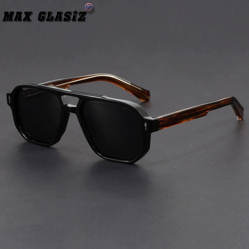 小众藏青色飞行员式墨镜