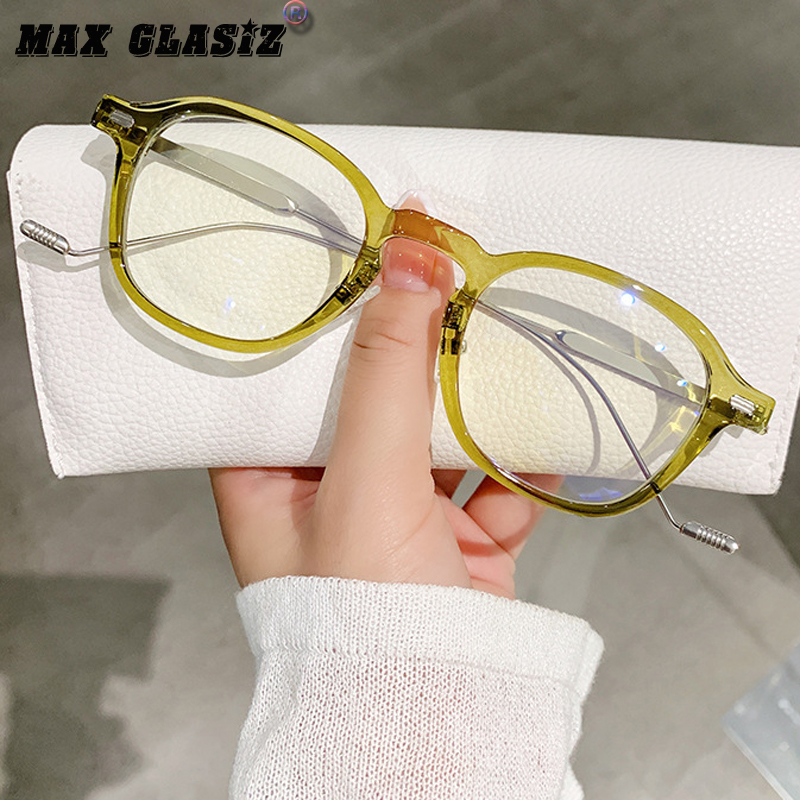 韩系斯文女复古防蓝光抗辐射圆形玳瑁镜框可配镜片近视眼镜架显瘦