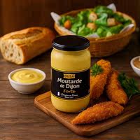 Dijon mustard sauce, Ossa, French imported yellow mustard from Dazang, is a home French-style sushi, salad and fried chicken dipping sauce thumbnail 5