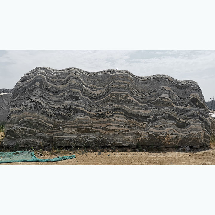 大型景观石天然石切片门牌刻字石园林大石头室外观赏石泰山景观石