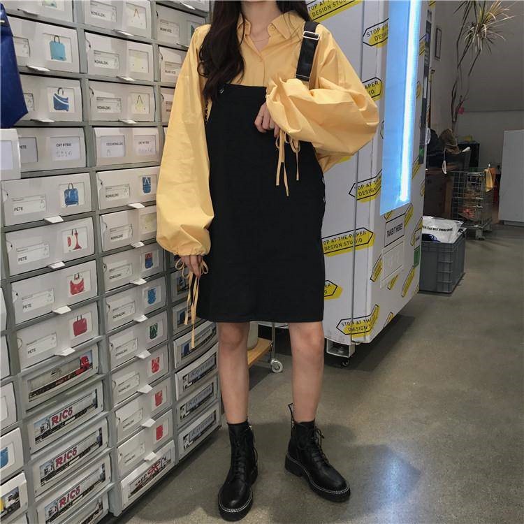 学院风秋季套装女学生休闲衬衫