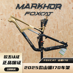 25款欧五类FOXCAT山猫170重型enduro软尾车架