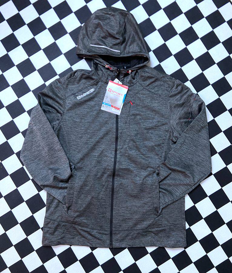 AUTUMN NEW FOREIGN TRADE DAY SINGLE GLADIATOR MENS HOODED LONG SLEEVE ZIPPER TRENCH COAT JACKET TOP