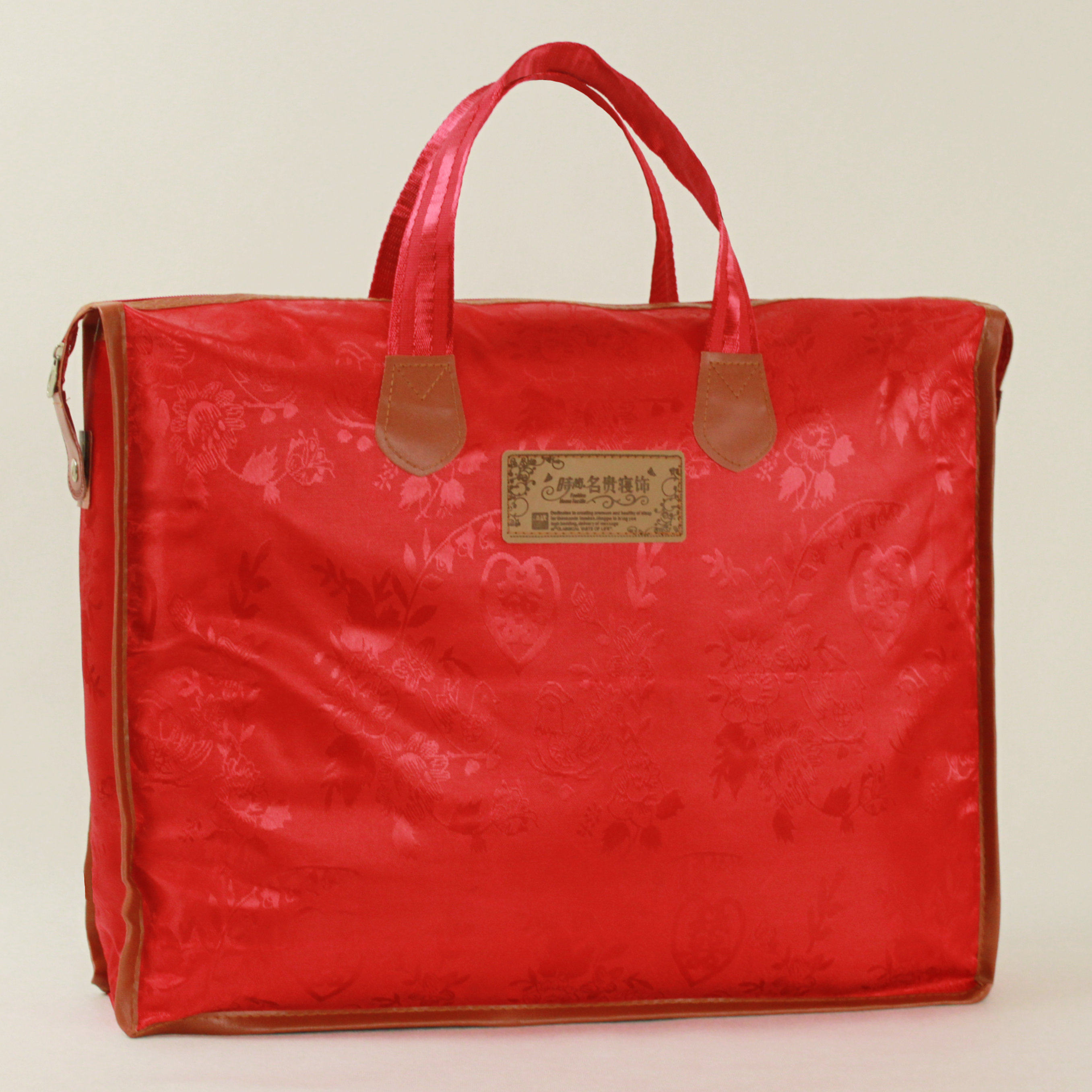 防水婚庆陪嫁结婚四件套收纳袋喜被包袋夏凉被红色喜庆礼品袋夏被