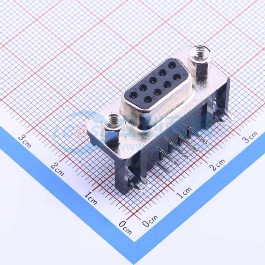 D-DMR009PF-D002 D-Sub/VGA连接器 公 母 弯插 D-DMR009PM-D002