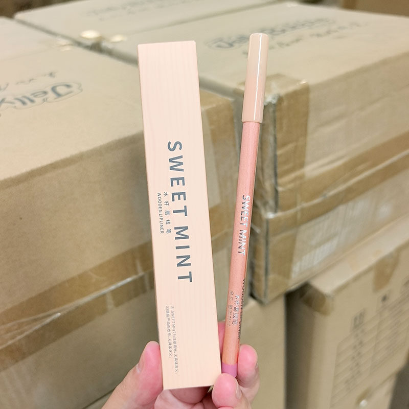 唇线笔~木杆唇线笔 哑光防水裸色唇部修饰勾勒唇形自然嘟嘟唇