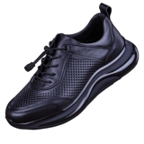 Универсальный летний дышащий кушон, кожаная спортивная обувь на платформе, туфли для отдыха для кожаной обуви, из натуральной кожи