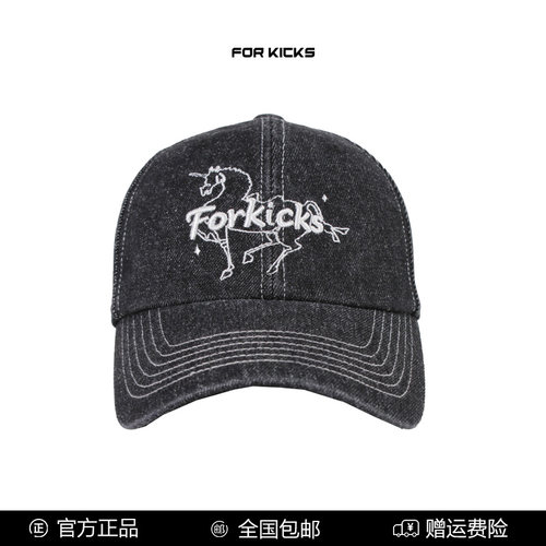 FK130独角兽刺绣做旧遮阳棒球帽