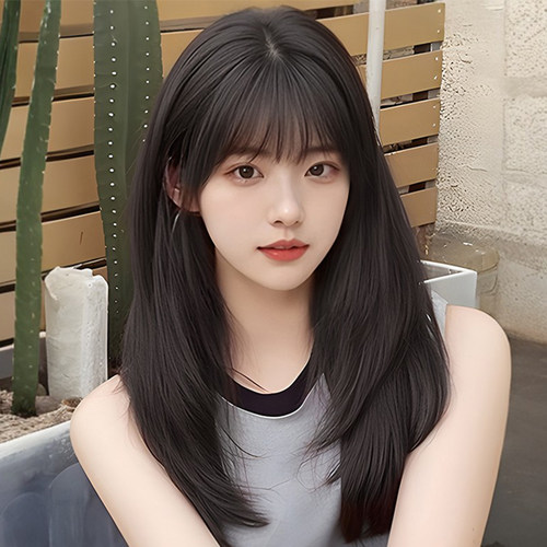 修颜减龄锁骨发仿真发整顶假发套