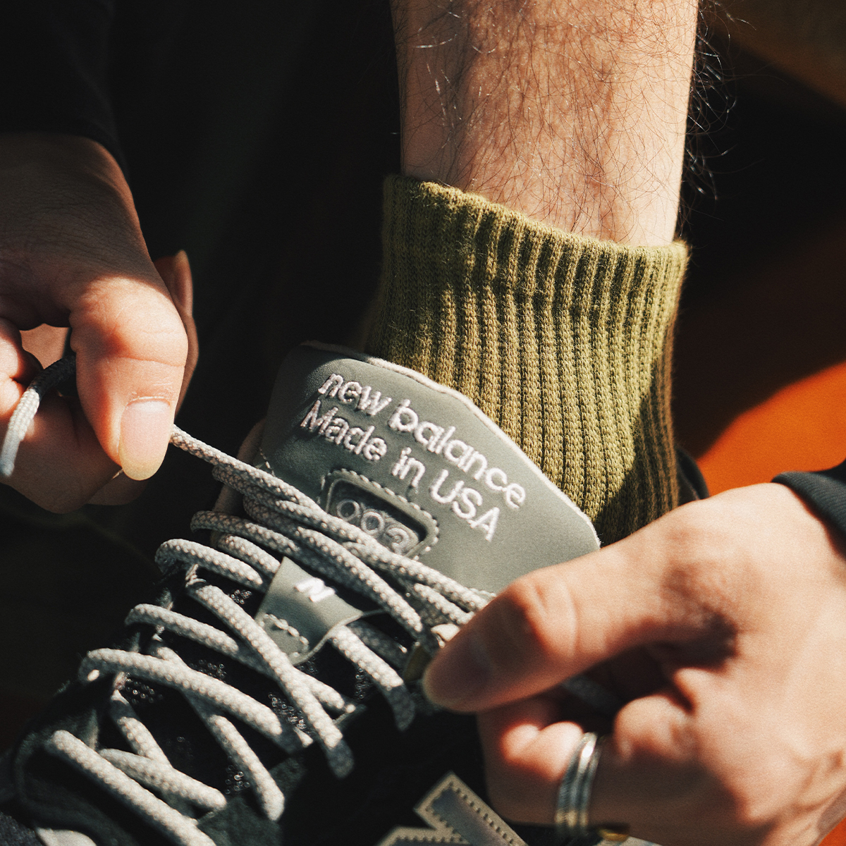 RESTICK军事风中筒袜男棉质