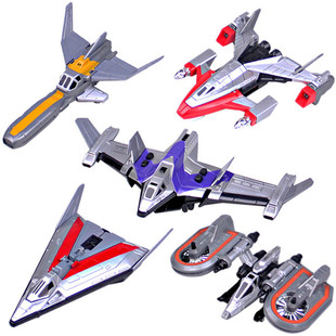 戴拿奥特曼飞机合体组合模型迪迦飞燕1号2号胜利神鹰号舰队神光棒