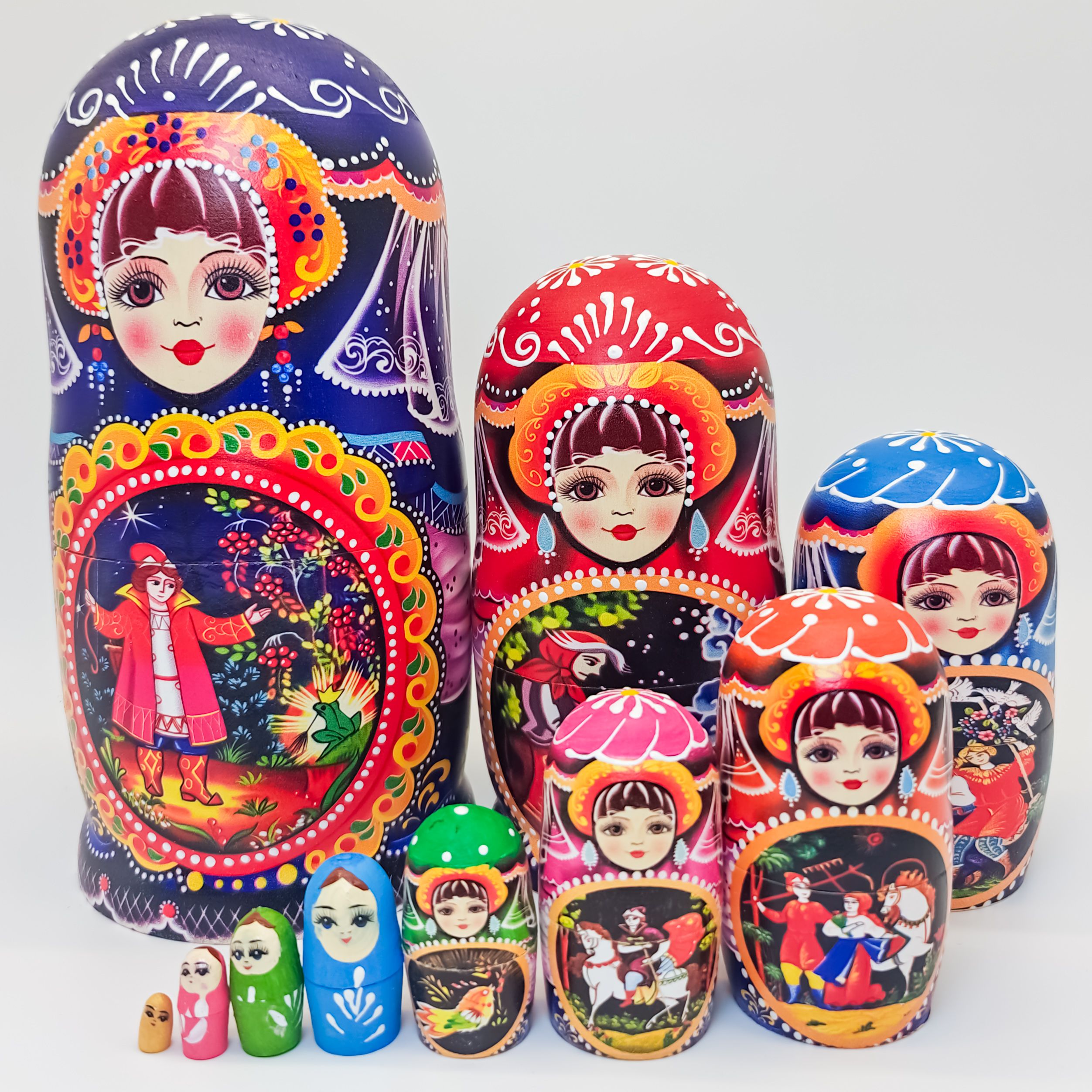 俄罗斯套娃10层哈尔滨冰雪节旅游纪念品节日礼物摆件儿童玩具