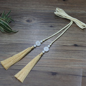 陌上花纯手工编织宫绦丝绦汉服同袍流苏腰带古风男女腰链腰间配饰