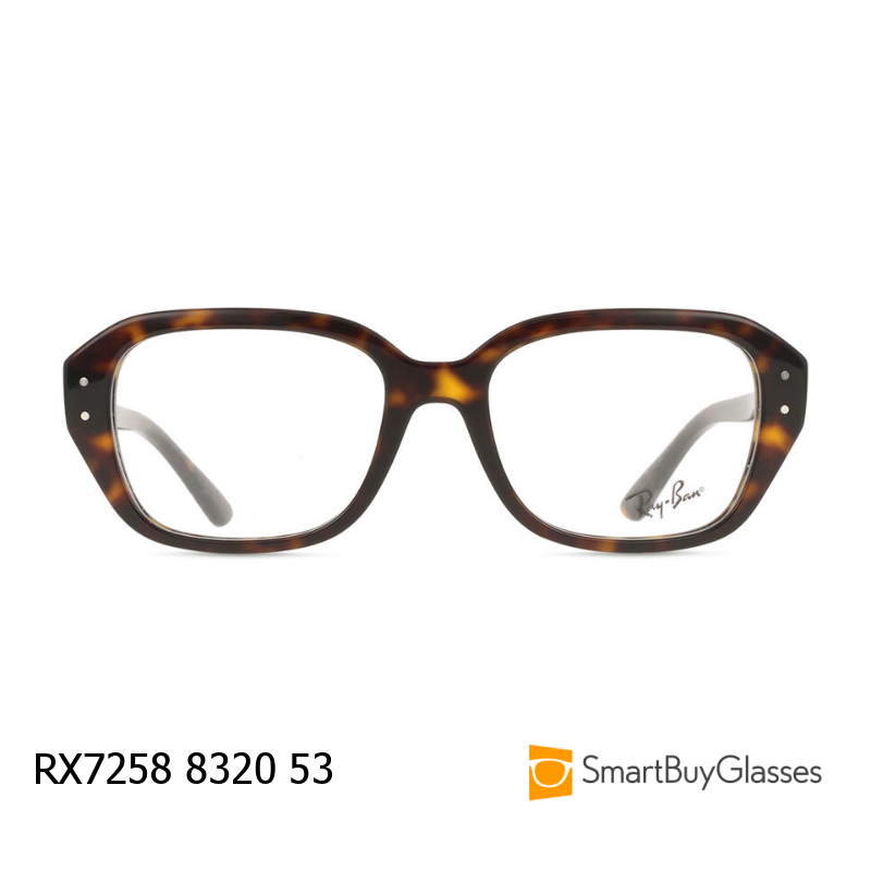 Ray-Ban雷朋玳瑁色方框板材眼镜架男女光学镜框RX7258