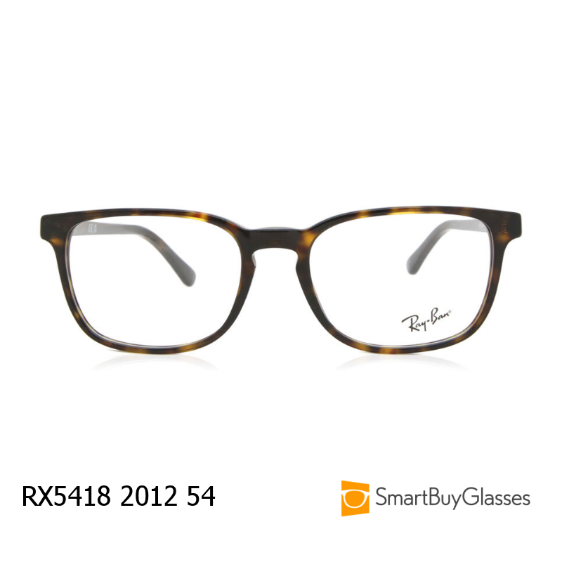 Rayban眼镜雷朋镜架玳瑁色方框板材框架镜 RX5418