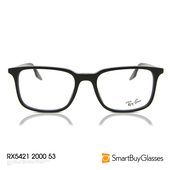 Rayban雷朋框架眼镜正品 男女方框简约休闲框架镜 RX5421
