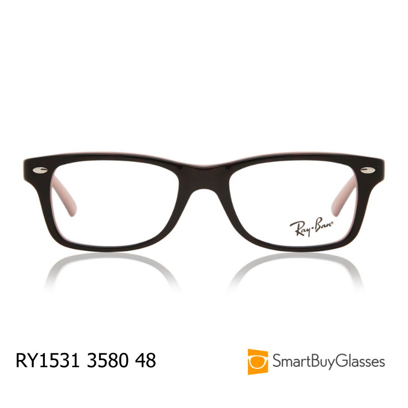 Ray-Ban雷朋方框眼镜架男女板材黑色简约休闲正品镜框