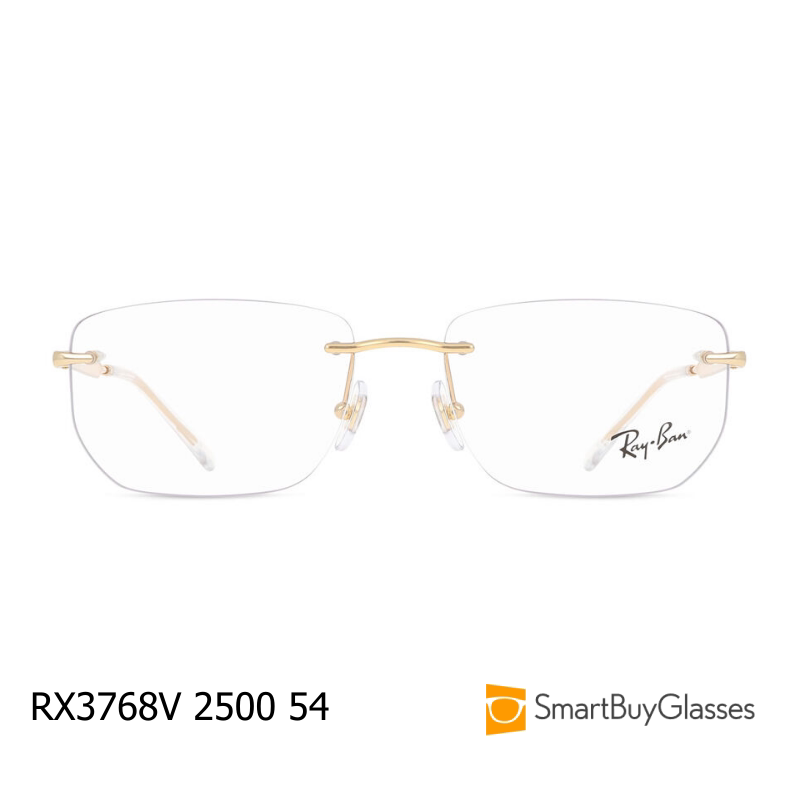 rayban眼镜雷朋镜框无边框方框镜架 RX3768V