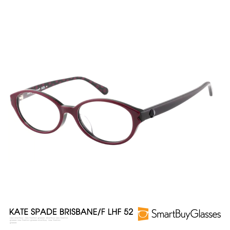 Kate Spade眼镜框酒红色时尚潮流女士亚洲版框架镜 BRISBANE/F