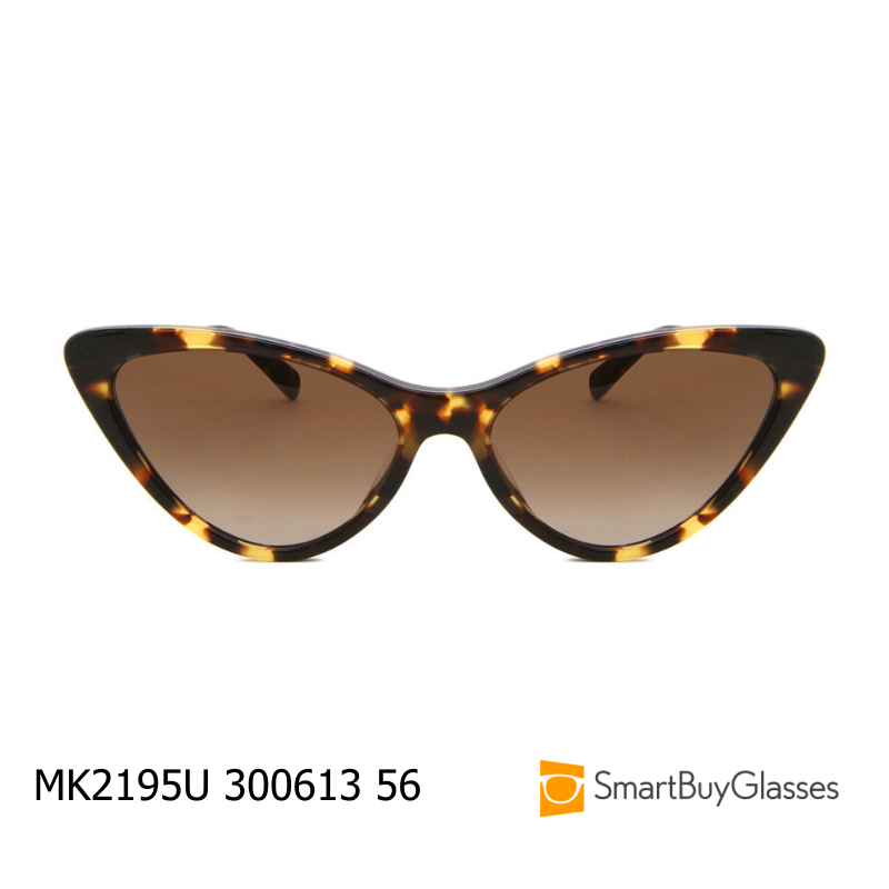 Michael Kors 复古猫眼太阳镜女士玳瑁茶色潮流墨镜 MK2195U